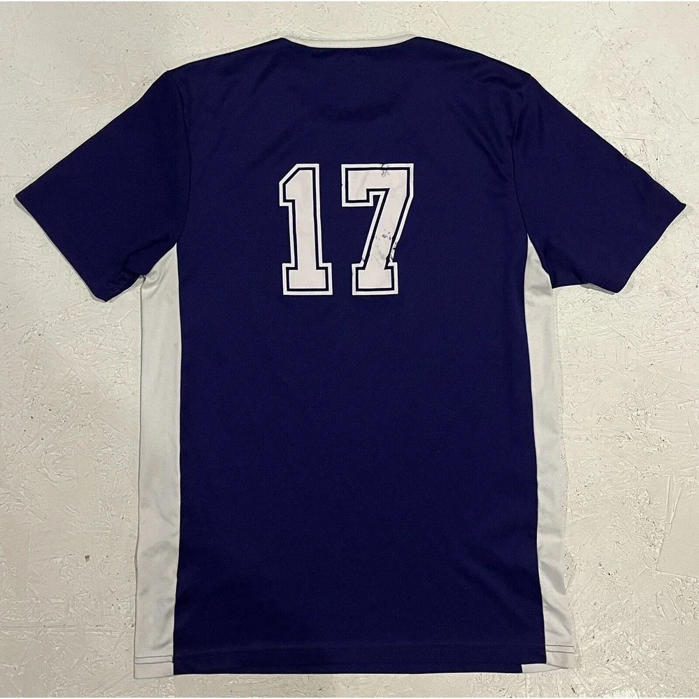 Adidas ClimaLite Soccer Jersey Bethalto FC Purple White Mens Small Athletic‎